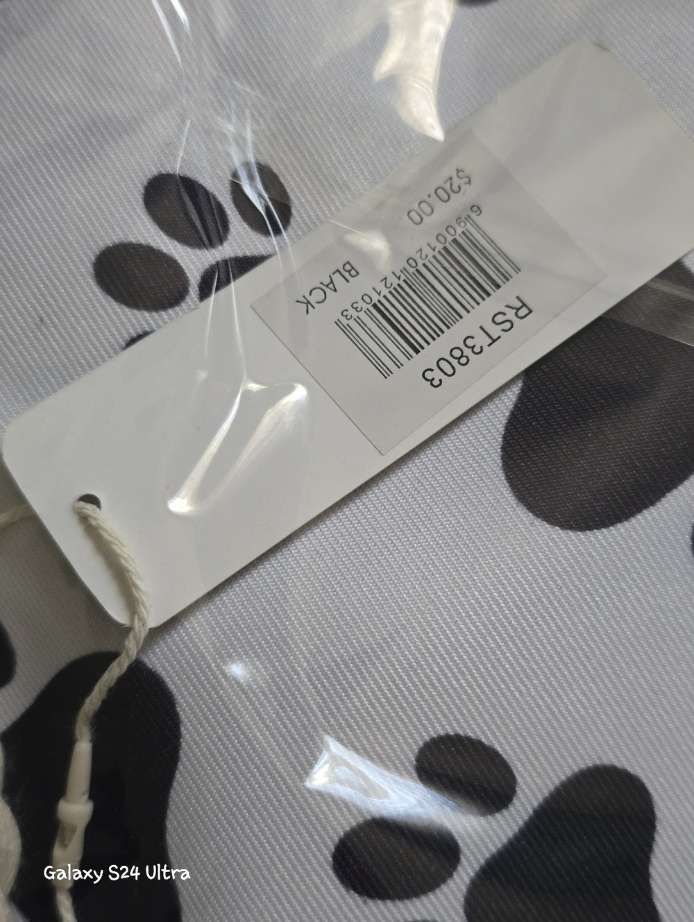 Paw Print Decor Zip Tote Tote Bag NWT - Picture 7 of 9